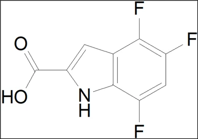 4,5,7-trifluor-1H-indol-2-karboxylová kyselina; Číslo CAS: 247564-69-8